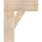 Ekena Millwork Traditional Block Smooth Bracket, Douglas Fir, 5 1/2"W x 18"D x 22"H BKT06X18X22TRA05SDF - alternate 2